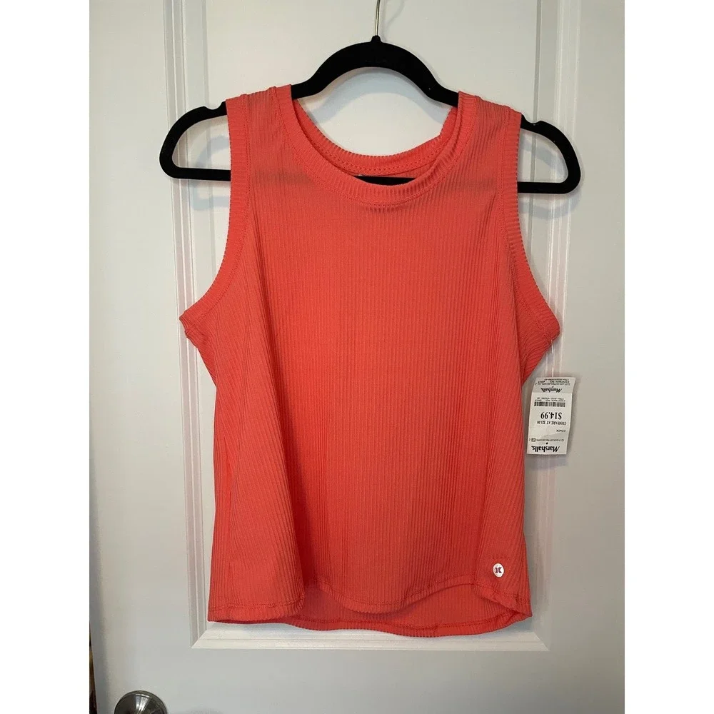 RBX - Ribbed Cropped Athletic Tank - Picture 2 of 5